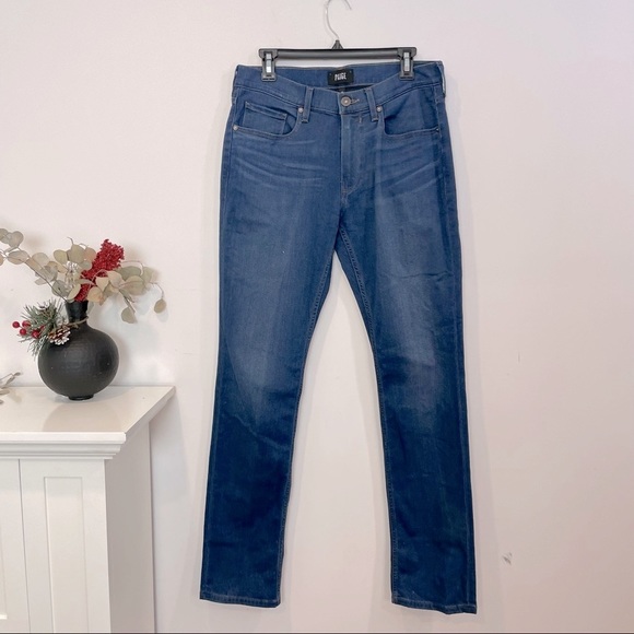 PAIGE Other - Paige Federal Slim Straight Jeans Stretchy  Cotton Blue Light Hensley